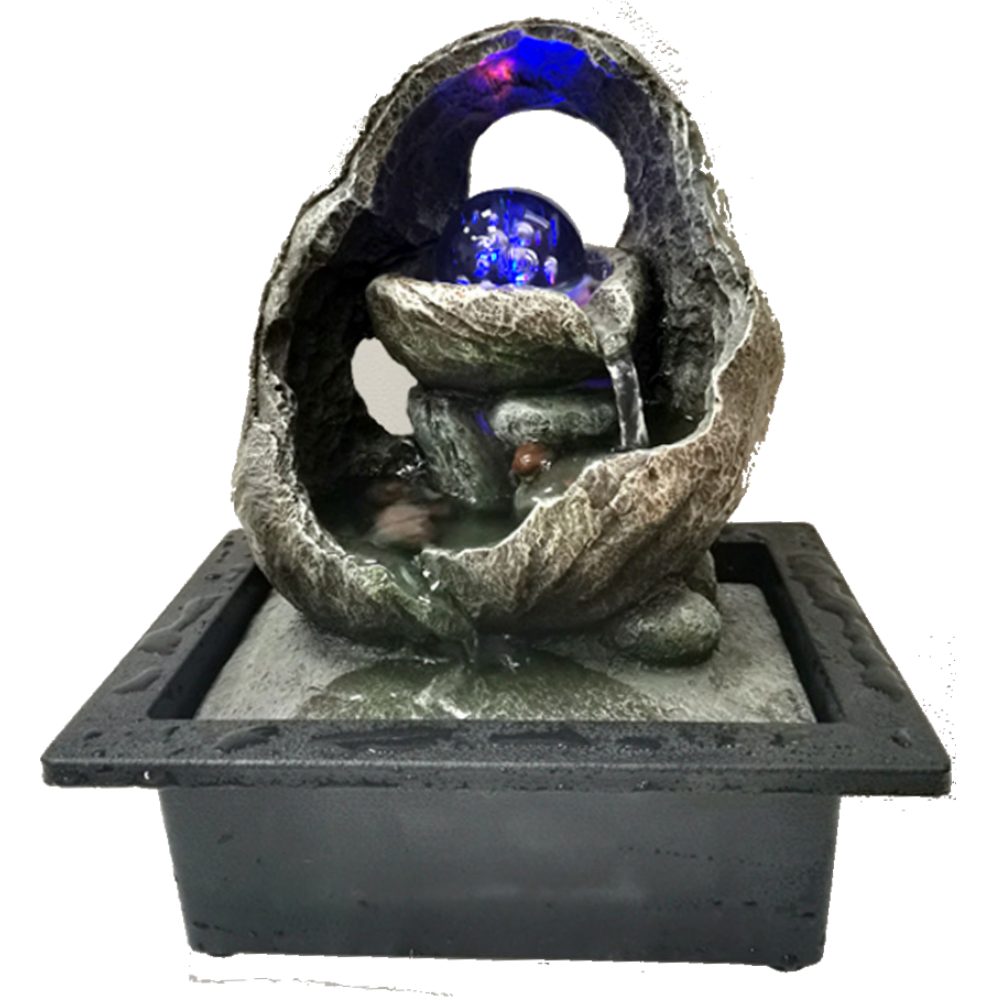 Water Feature Stone With Spinning Ball exhibitioniststore.co.nz